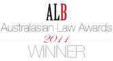 Insurance Law Firm of the year - Australasian Law Awards 2011