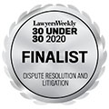 30U30 Finalist Dispute Resolution and Litigation 