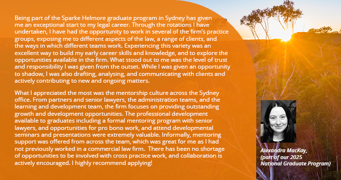 Alexandra grad testimonial