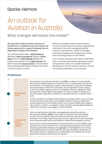 Aviation predictions Aviation predictions