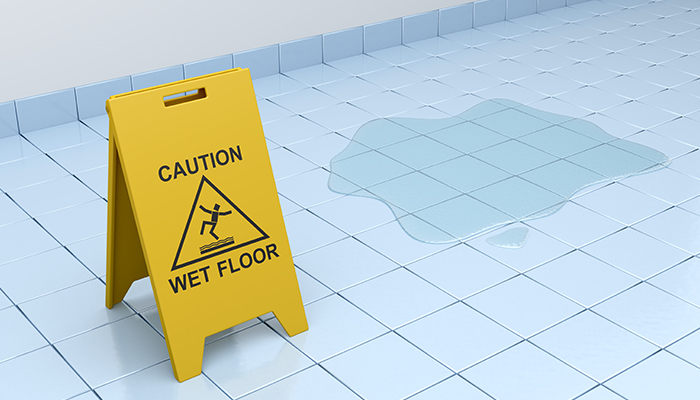 Caution wet floor image