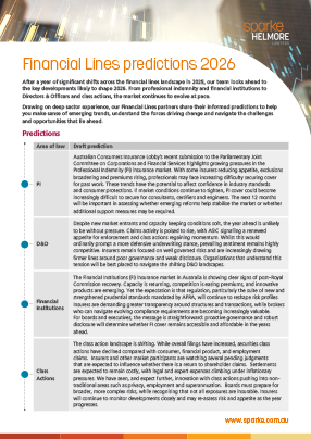 Financial Lines predictions thumbnail