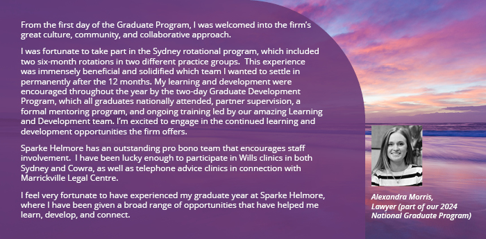 Grad stories Alexandra Morris