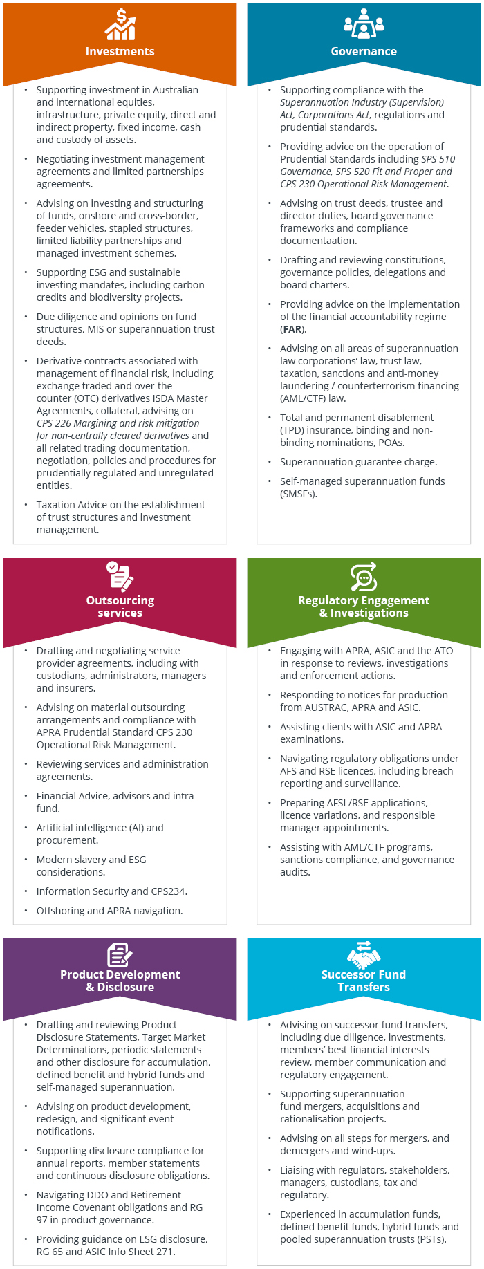 Superannuation table updated Superannuation table updated